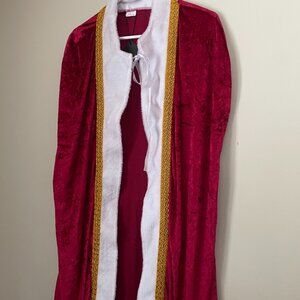 Royal King Costume Robe Set with Crown & Scepter